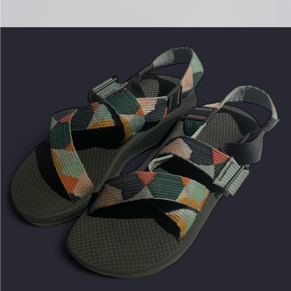 Chaco Multicolor Geometric Strap Sandals